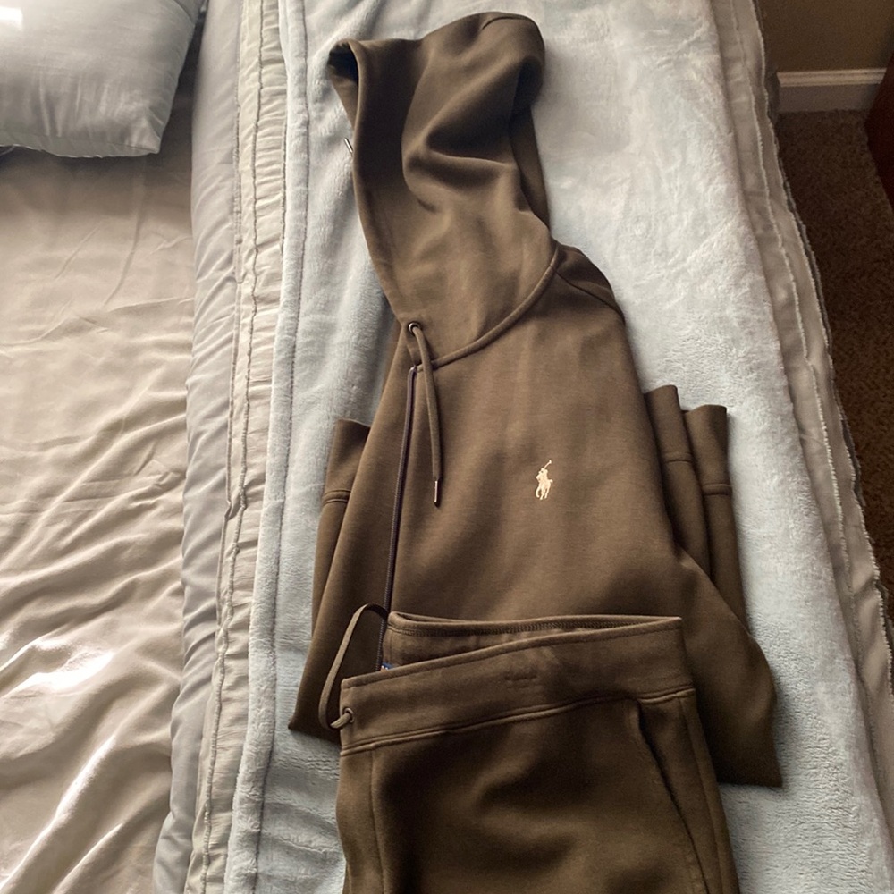 Olive green polo